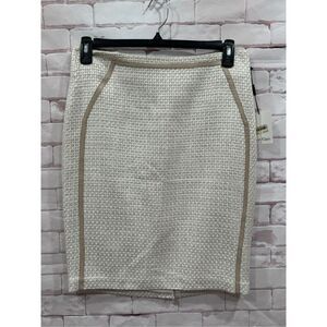 Calvin Klein office work A line skirt beige size 8